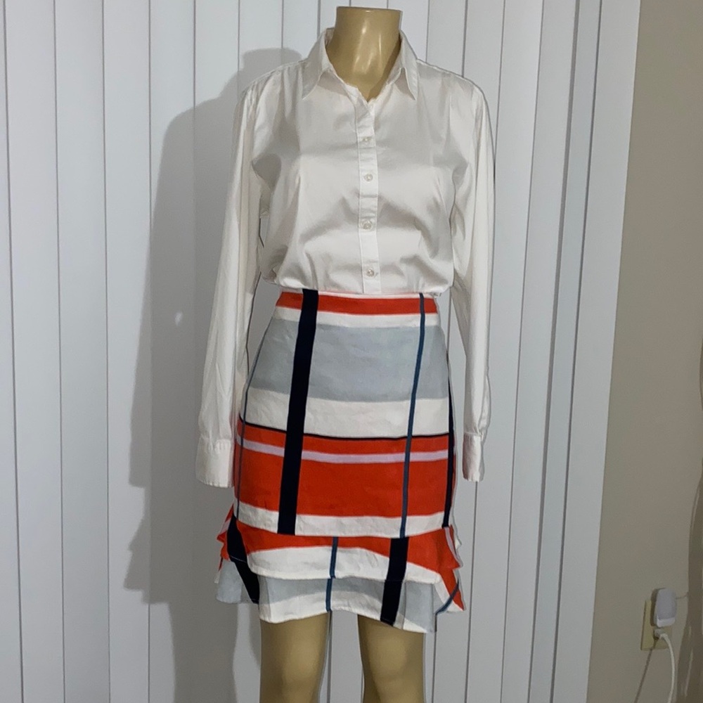 And Taylor Plaid Pencil Skirt